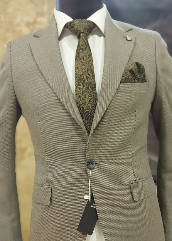 کت تک، دوخت اعلا سفارشی یقه انگلیسی اسپرت جنس نخ و پشم